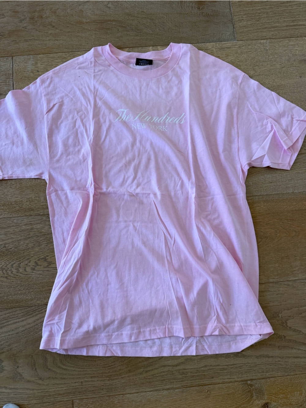 The Hundreds Light Pink Logo Tee